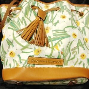 Dooney and Bourke Daffodil Drawstring Bucket Bag